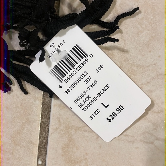 Black See-Through Mesh Coverup Top - Picture 4 of 5